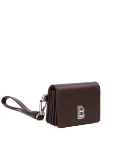 Brandon Blackwood Wallets>Accordion Card Case Brown Leather