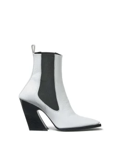 Brandon Blackwood Boots>Ani Boot White Leather