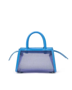 Brandon Blackwood Crossbody Bags>Arlen Bag Blue Mesh