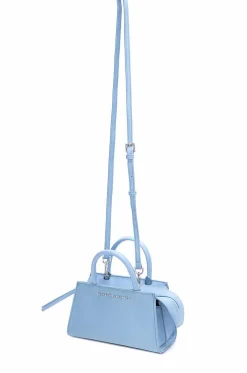 Brandon Blackwood Crossbody Bags>Arlen Bag Baby Blue Nylon
