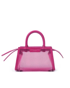 Brandon Blackwood Crossbody Bags>Arlen Bag Pink Mesh
