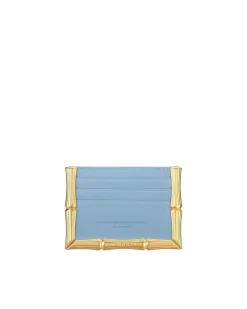 Brandon Blackwood Cardholders>Bamboo B Card Holder Baby Blue