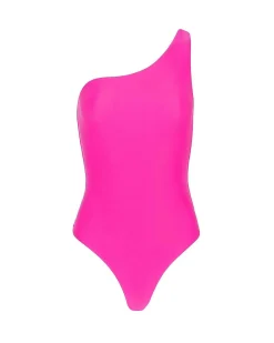 Brandon Blackwood One-Piece>Bamboo B Hoop One-Piece Swimsuit Hot Pink