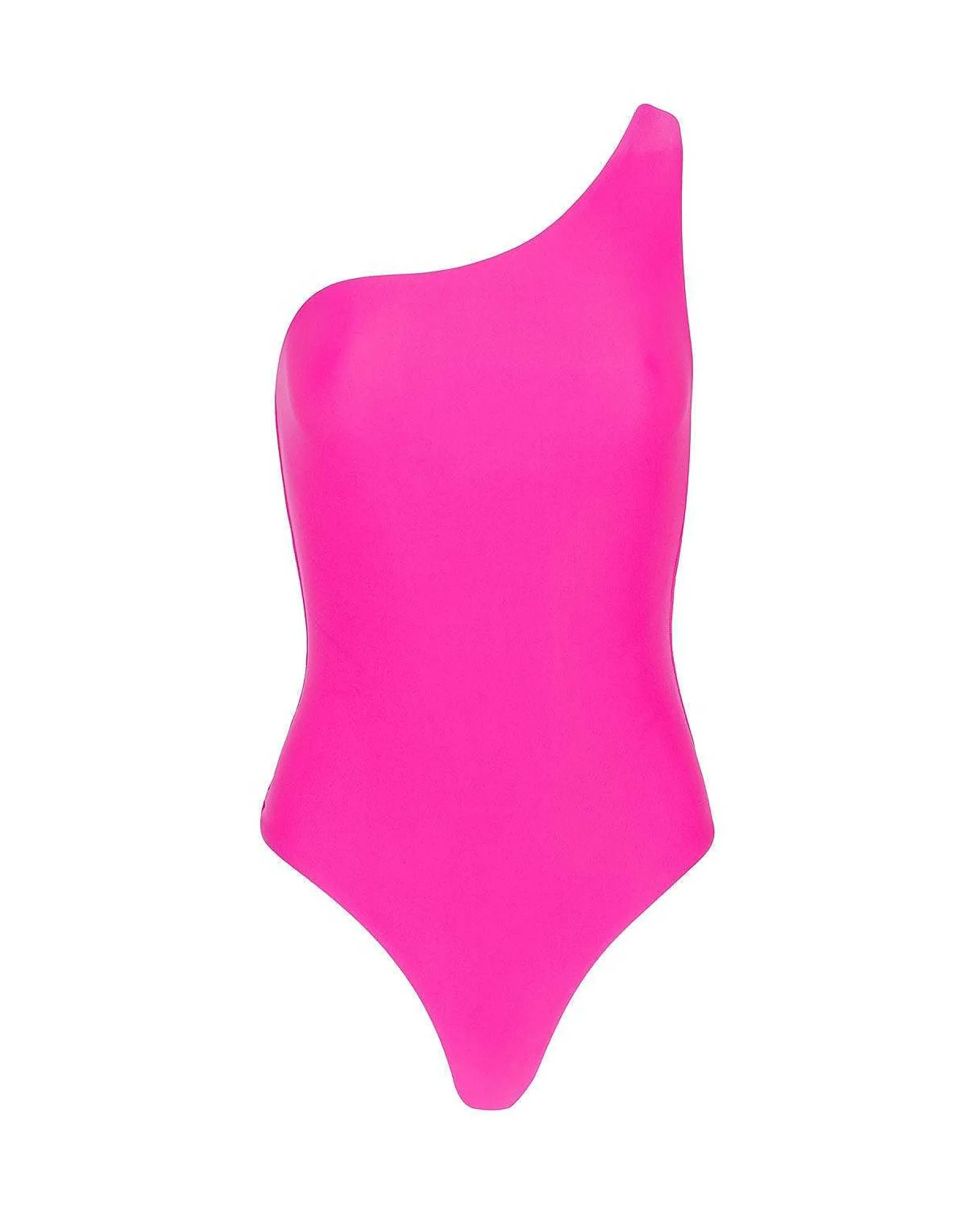 Brandon Blackwood One-Piece>Bamboo B Hoop One-Piece Swimsuit Hot Pink