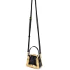 Brandon Blackwood Top Handle Bags>Bamboo B Micro Tote Black Leather
