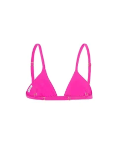 Brandon Blackwood Tops>Bikini Swim Top Hot Pink