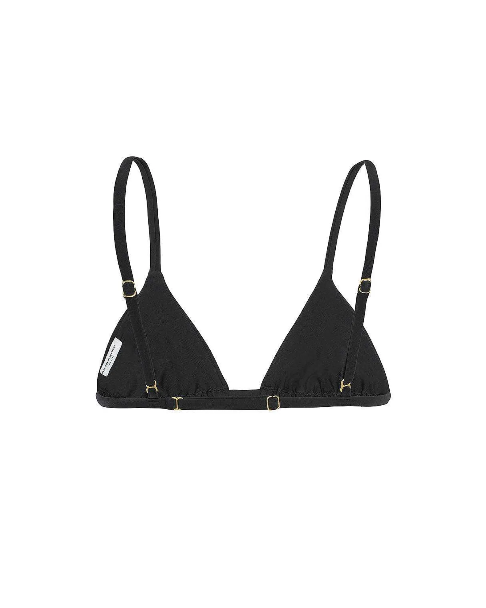 Brandon Blackwood Tops>Bikini Swim Top Black