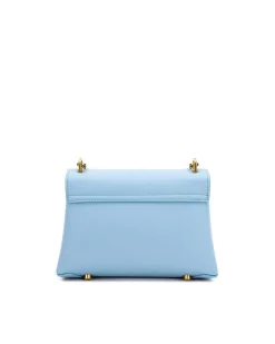 Brandon Blackwood Crossbody Bags>Bowen Bag Blue Leather