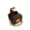 Brandon Blackwood Top Handle Bags>Caro Buckle Bag Leopard Ponyhair