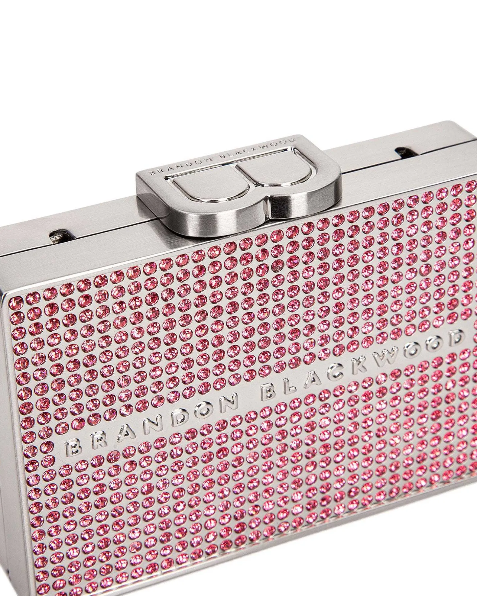 Brandon Blackwood Wallets>Crystal Card Case Rose Crystal