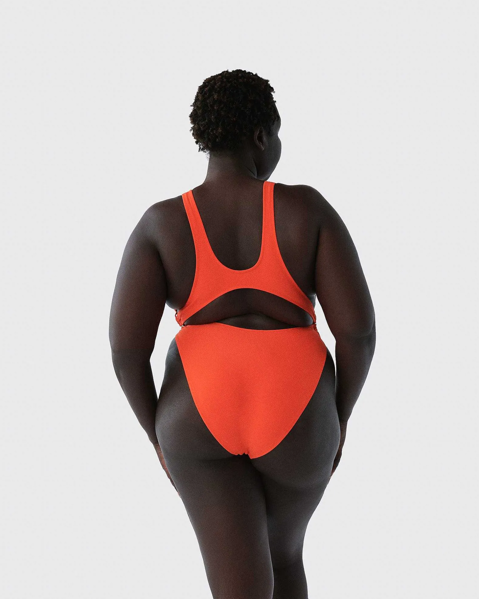 Brandon Blackwood One-Piece>Cutout One-Piece Swimsuit Orange