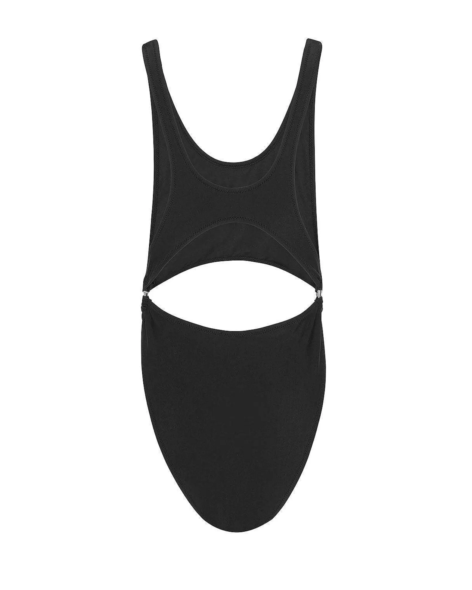 Brandon Blackwood One-Piece>Cutout One-Piece Swimsuit Black