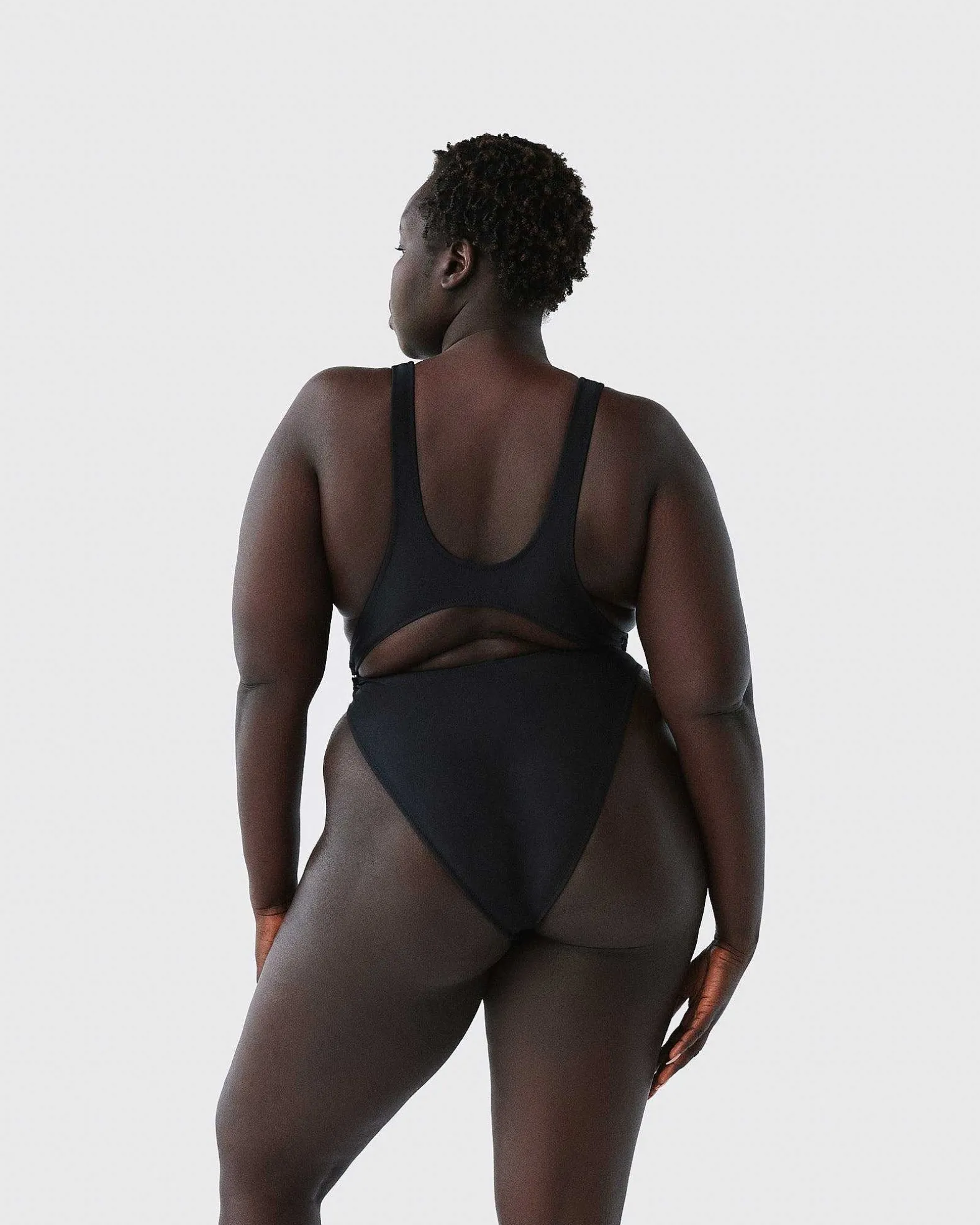 Brandon Blackwood One-Piece>Cutout One-Piece Swimsuit Black