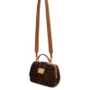 Brandon Blackwood Top Handle Bags>Elizabeth Doctor Bag Leopard Ponyhair
