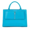 Brandon Blackwood Crossbody Bags>Jumbo Kuei Aqua Blue Vegan Leather