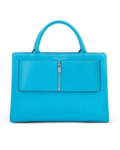 Brandon Blackwood Crossbody Bags>Jumbo Kuei Aqua Blue Vegan Leather