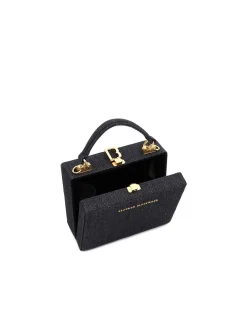Brandon Blackwood Top Handle Bags>Kendrick Trunk Black Denim