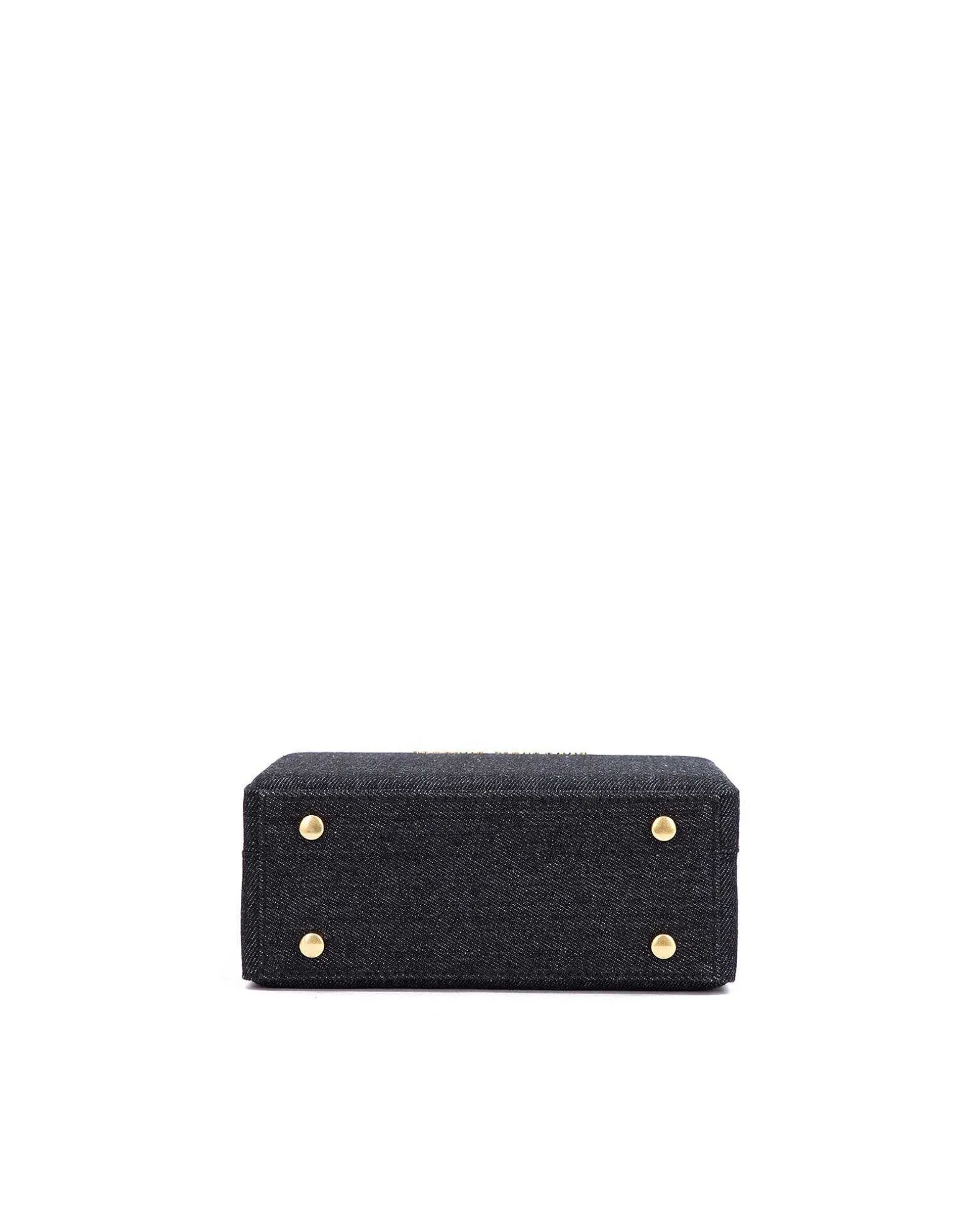 Brandon Blackwood Top Handle Bags>Kendrick Trunk Black Denim