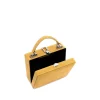 Brandon Blackwood Top Handle Bags>Kendrick Trunk Yellow Suede
