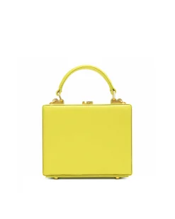 Brandon Blackwood Top Handle Bags>Kendrick Trunk Yellow Green Nylon