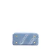 Brandon Blackwood Top Handle Bags>Kendrick Trunk Blue Bleached Denim