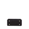Brandon Blackwood Top Handle Bags>Kendrick Trunk Black Croc Embossed Suede
