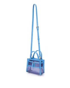 Brandon Blackwood Crossbody Bags>Kuei Bag Blue Mesh