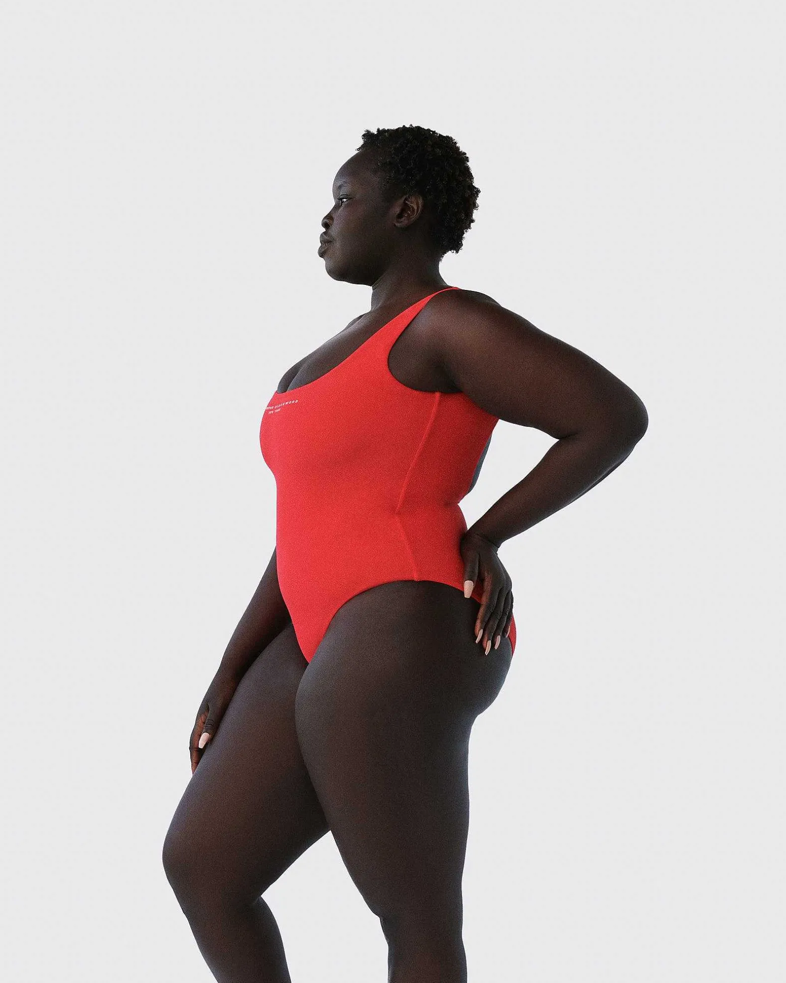 Brandon Blackwood One-Piece>Logo One-Piece Swimsuit Red/Candy Pink Logo