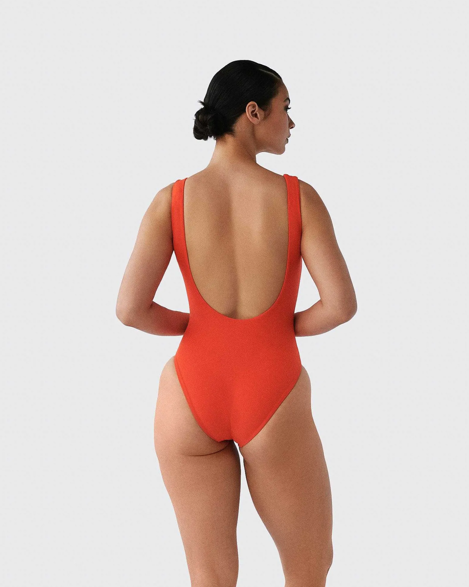 Brandon Blackwood One-Piece>Logo One-Piece Swimsuit Orange/Candy Pink Logo