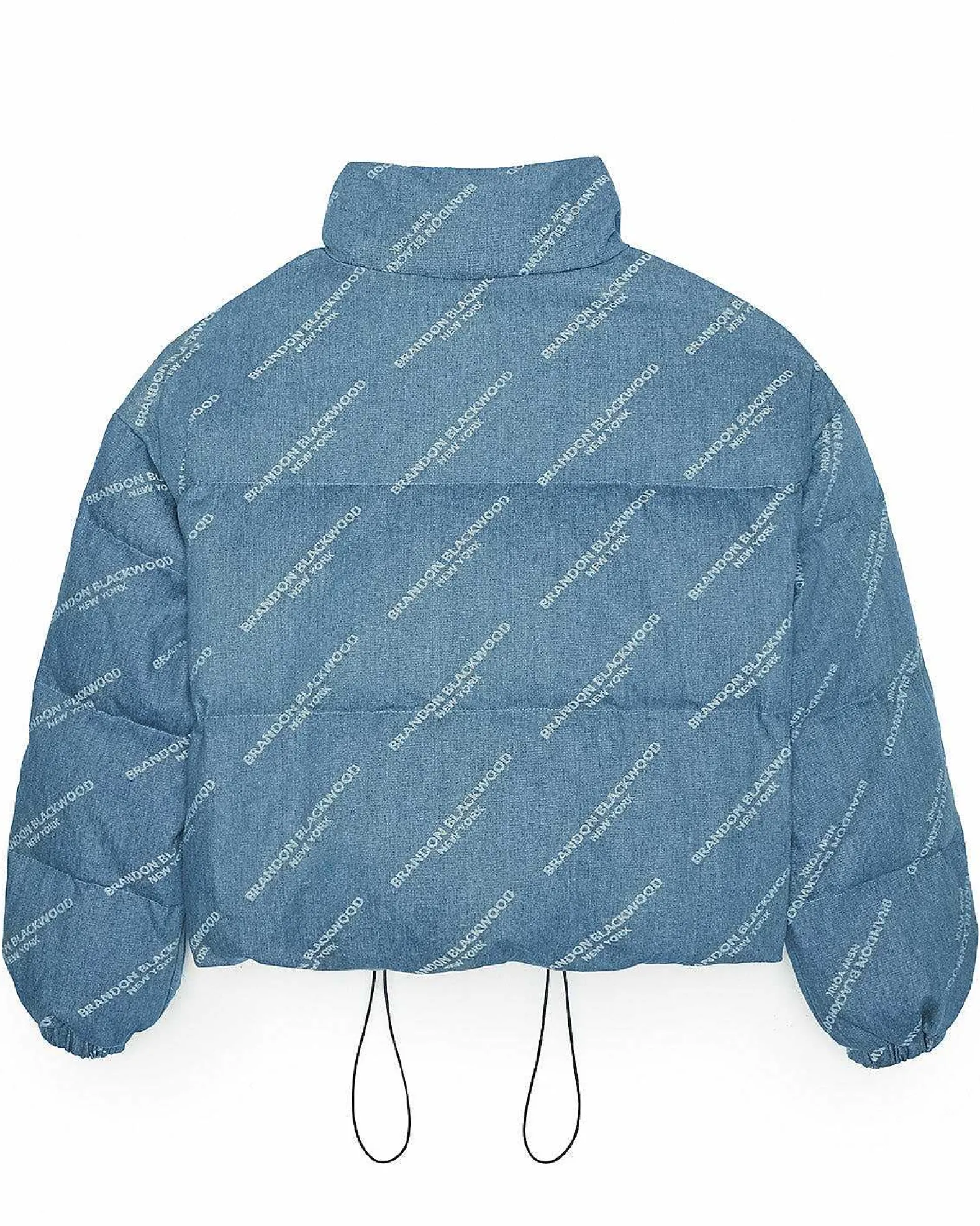Brandon Blackwood Outerwear>Logo Puffer Denim