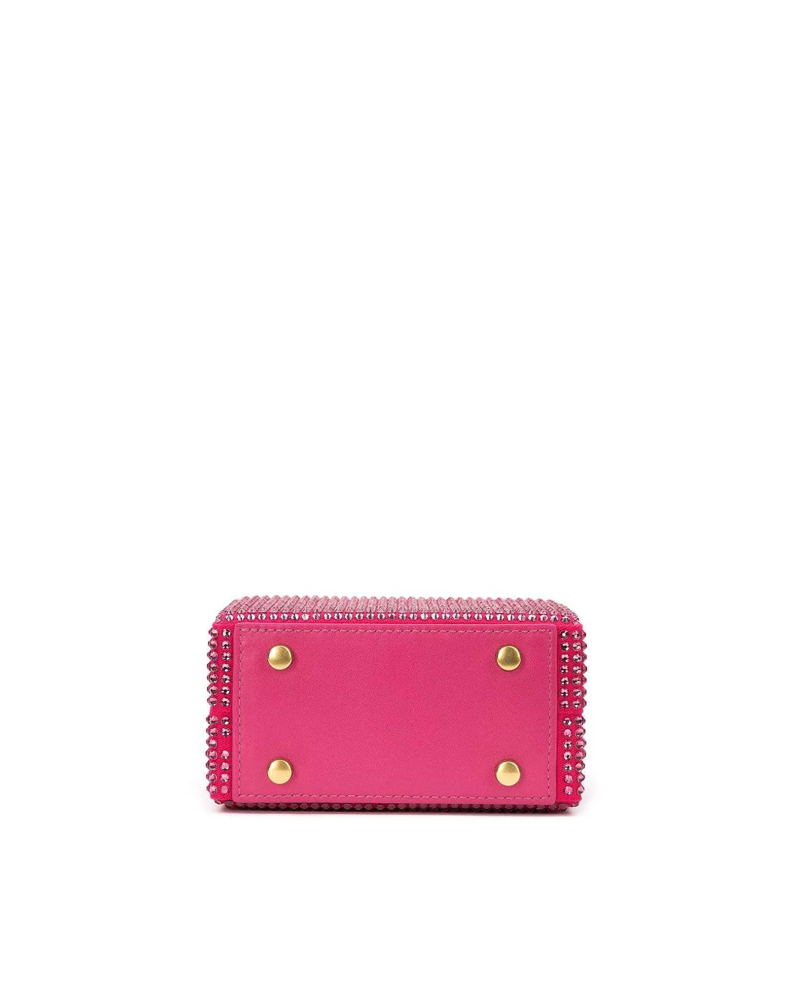 Brandon Blackwood Crossbody Bags>Mini Kendrick Trunk Rose Mini Crystals