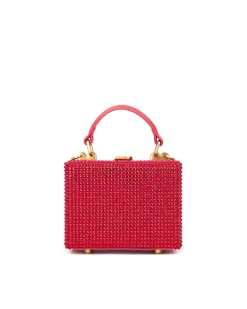 Brandon Blackwood Crossbody Bags>Mini Kendrick Trunk Siam Mini Crystals