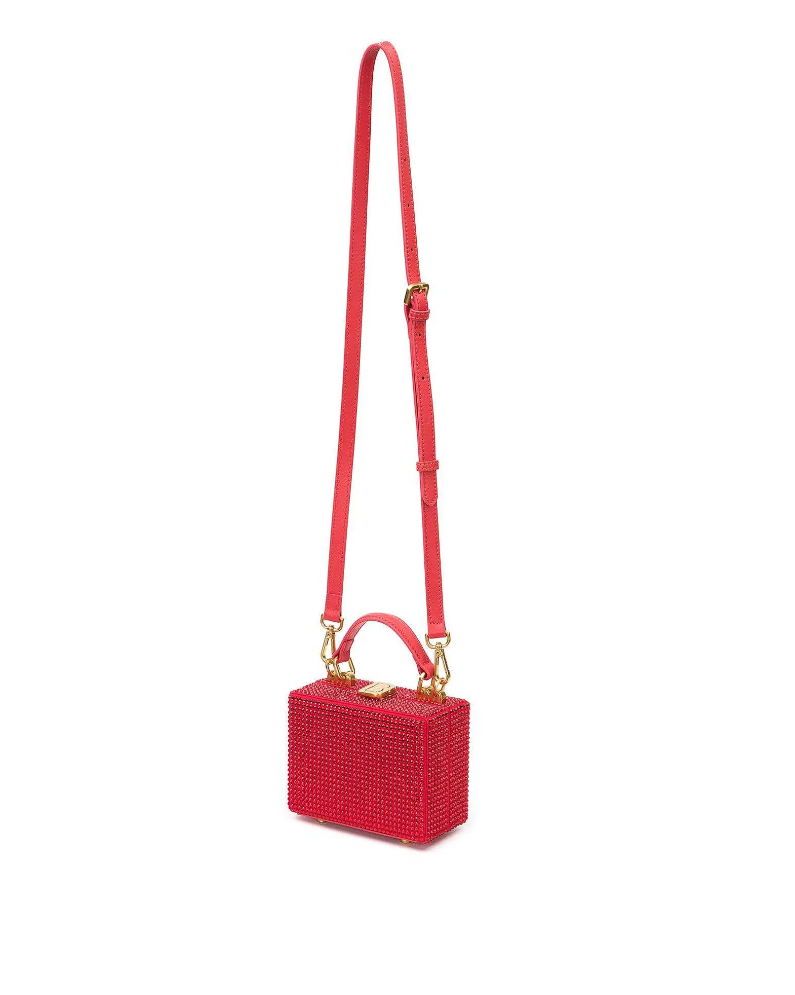 Brandon Blackwood Crossbody Bags>Mini Kendrick Trunk Siam Mini Crystals