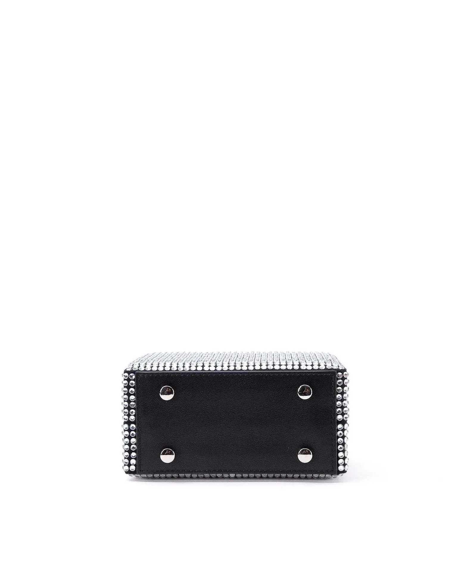Brandon Blackwood Crossbody Bags>Mini Kendrick Trunk Velvet Diamond Mini Crystals