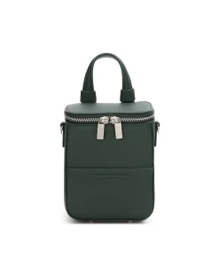 Brandon Blackwood Crossbody Bags>Mini Portmore Green Leather