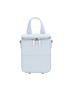 Brandon Blackwood Crossbody Bags>Mini Portmore Powder Blue Leather