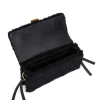 Brandon Blackwood Shoulder Bags>Nia Bag Black Shearling