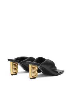 Brandon Blackwood Sandals>Nia Heel Black
