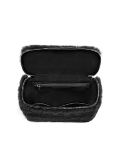 Brandon Blackwood Backpacks>Portmore Backpack Black Faux Mink
