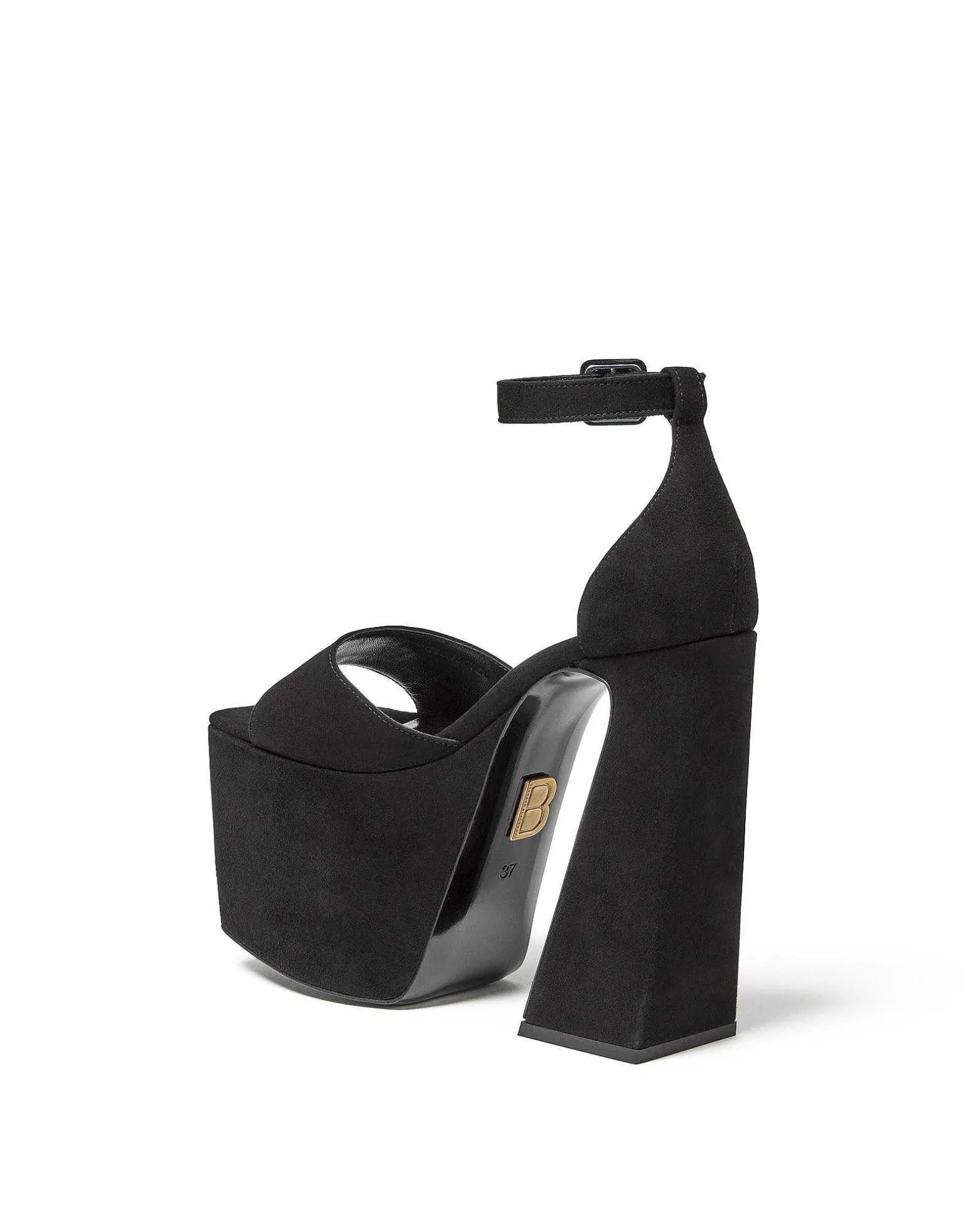 Brandon Blackwood Platforms>Sali Pump Black Suede