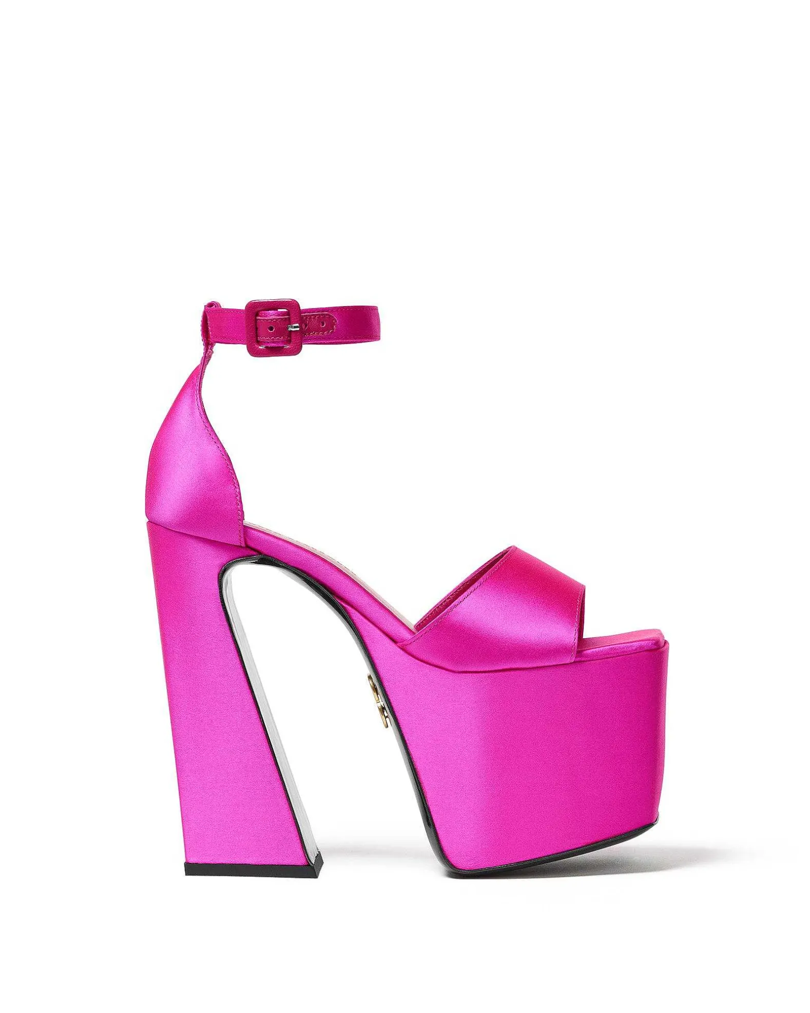 Brandon Blackwood Platforms>Sali Pump Hot Pink Satin