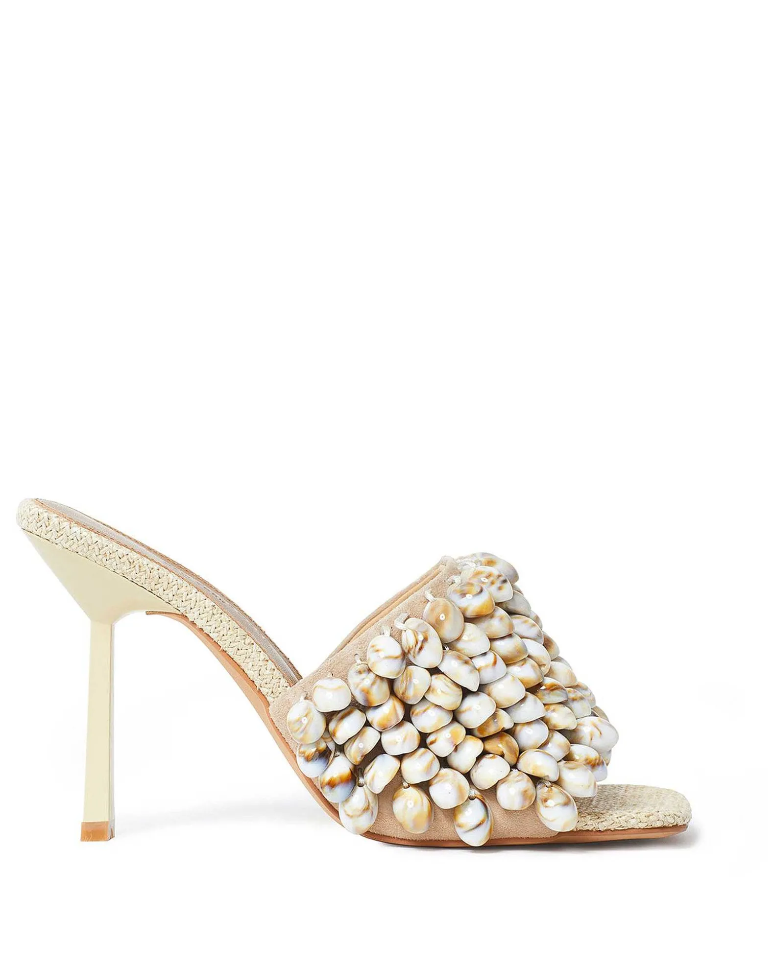 Brandon Blackwood Sandals>Sisal Heel Tan
