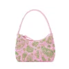 Brandon Blackwood Shoulder Bags>Syl Bag Pink Beaded Bandana