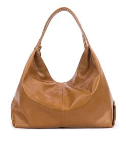 Brandon Blackwood Crossbody Bags>Sylvia Bag Tan Cracked Leather