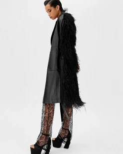 Brandon Blackwood Outerwear>The Sena Trench Black